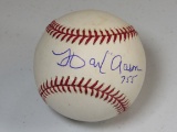 Hank Aaron of the Atlanta Braves signed autographed ROMLB Baseball Steiner COA