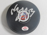Drew Doughty of the NY Islanders signed autographed hockey puck PAAS COA 525