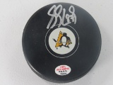 Sidney Crosby of the Pittsburgh Penguins signed autographed hockey puck PAAS COA 675