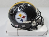 Jerome Bettis of the Pittsburgh Steelers signed autographed mini helmet PAAS COA 659
