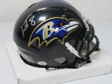 Lamar Jackson of the Baltimore Ravens signed autographed mini helmet PAAS COA 399