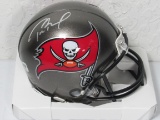 Tom Brady of the Tampa Bay Buccaneers signed autographed mini helmet ERA COA 359