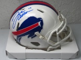 Josh Allen of the Buffalo Bills signed autographed mini helmet PAAS COA 718