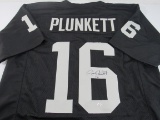 Jim Plunkett of the Oakland Raiders signed autographed football jersey PAAS COA 275