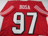 Nick Bosa of the San Francisco 49ers signed autographed football jersey PAAS COA 382