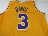 Anthony Davis of the LA Lakers signed autographed basketball jersey PAAS COA 002