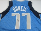 Luka Doncic of the Dallas Mavericks signed autographed basketball jersey PAAS COA 776