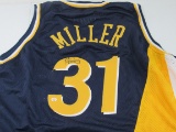 Reggie Miller of the Indiana Pacers signed autographed basketball jersey PAAS COA 797