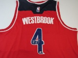 Russell Westbrook of the Washington Wizards signed autographed basketball jersey PAAS COA 024