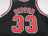Scottie Pippen of the Chicago Bulls signed autographed basketball jersey PAAS COA 777