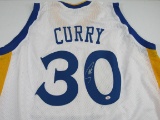 Steph Curry of the Golden State Warriors signed autographed basketball jersey PAAS COA 729
