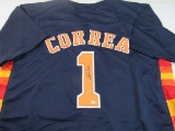 Carlos Correa of the Houston Astros signed autographed baseball jersey PAAS COA 933