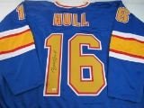 Brett Hull of the St Louis Blues signed autographed hockey jersey PAAS COA 708