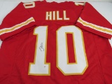 Tyreek Hill of the KC Chiefs signed autographed football jersey PAAS COA 657