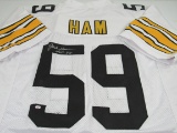 Jack Ham of the Pittsburgh Steelers signed autographed football jersey PAAS COA 867