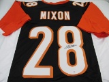 Joe Mixon of the Cincinnati Bengals signed autographed football jersey PAAS COA 223