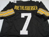 Ben Roethlisberger of the Pittsburgh Steelers signed autographed football jersey PAAS COA 253