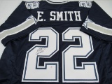 Emmitt Smith of the Dallas Cowboys signed autographed football jersey PAAS COA 174