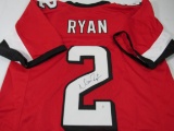 Matt Ryan of the Atlanta Falcons signed autographed football jersey PAAS COA 731
