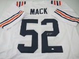 Khalil Mack of the Chicago Bears signed autographed football jersey PAAS COA 418