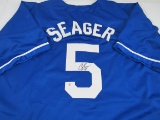 Corey Seager of the LA Dodgers signed autographed baseball jersey PAAS COA 478