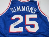 Ben Simmons of the Philadelphia 76ers signed autographed basketball jersey PAAS COA 980