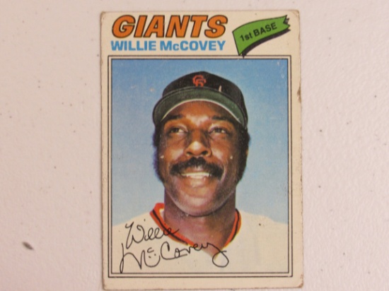 Willie McCovey SF Giants 1977 Topps #547