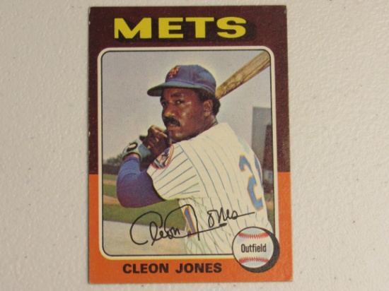 Cleon Jones NY Mets 1975 Topps #43