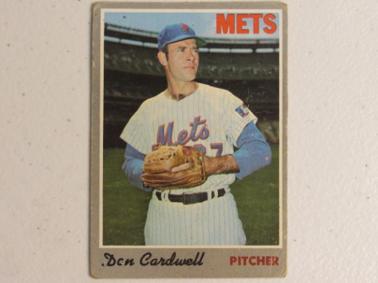 Don Cardwell NY Mets 1970 Topps #83