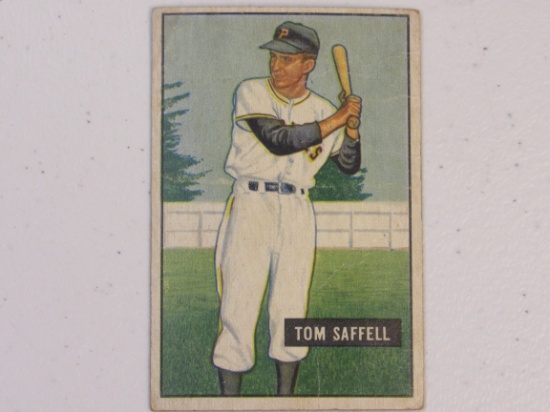 Tom Saffell Pirates 1951 Bowman #130