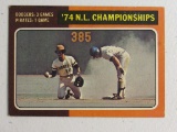 1975 Topps 1974 NL Champions Dodgers vs Pirates #460