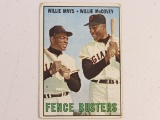 Willie Mays Willie McCovey SF Giants 1967 Topps Fence Busters #423