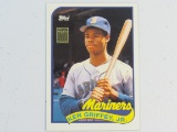 Ken Griffey Jr Mariners 2001 Topps T132 1989 Topps Traded Reprint #33/45