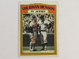 Thurman Munson NY Yankees 1972 Topps In Action #442