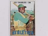 Ed Charles KC Athletics 1967 Topps #182