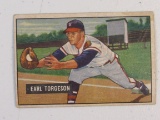 Earl Torgeson Boston Braves 1951 Bowman #99
