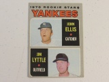 John Ellis Jim Lyttle NY Yankees 1970 Topps Rookie #516