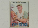 Wes Stock KC Athletics 1967 Topps #74