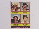 Willie Randolph Jerry Royster Roy Staiger Dave McKay 1976 Topps Rookie #592