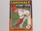 Rich Folkers Cardinals 1975 Topps #98