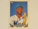 Alex Arias Marlins signed autographed 1993 Topps #516