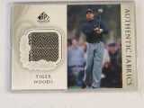 Tiger Woods 2004 Upper Deck SP Signature Golf Authentic Fabrics AF-TW