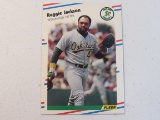 Reggie Jackson Oakland A's 1988 Fleer #283