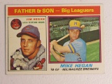 Mike Hegan Brewers 1976 Topps Father & Son #69