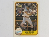Kirk Gibson Tigers 1981 Fleer #481