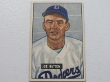 Joe Hatten Brooklyn Dodgers 1951 Bowman #190