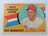 Art Mahaffey Phillies 1960 Topps Rookie Star #138