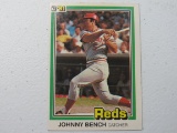 Johnny Bench Cincinnati Reds 1981 Donruss #182