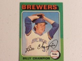 Billy Champion Brewers 1975 Topps #256