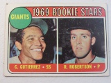 Cesar Gutierrez Rich Robertson Giants 1969 Topps Rookie #16